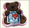 Teddy Bear In Love - 2.5 kg Fresh Cream Cake - Click here to View more details about this Product